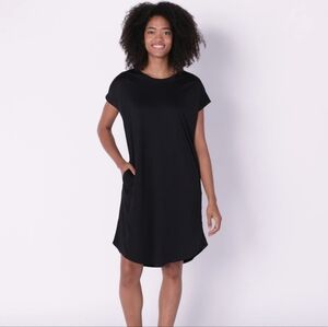 Cuddl Duds Charcoal V-Neck Top